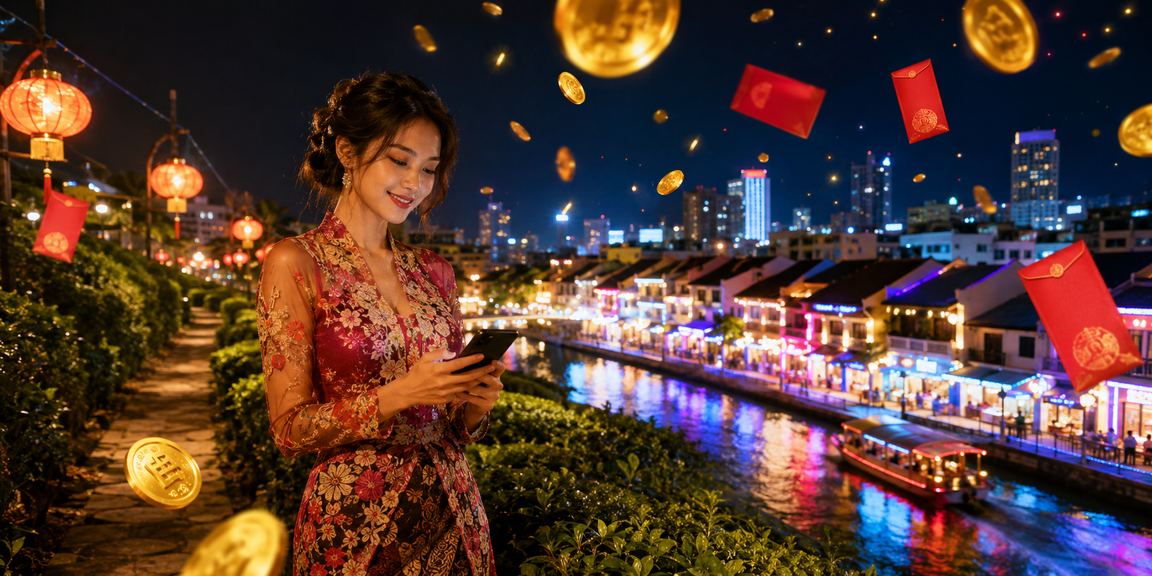 Sampul merah bonus promosi bergaya Melayu di Melaka untuk ahli 349