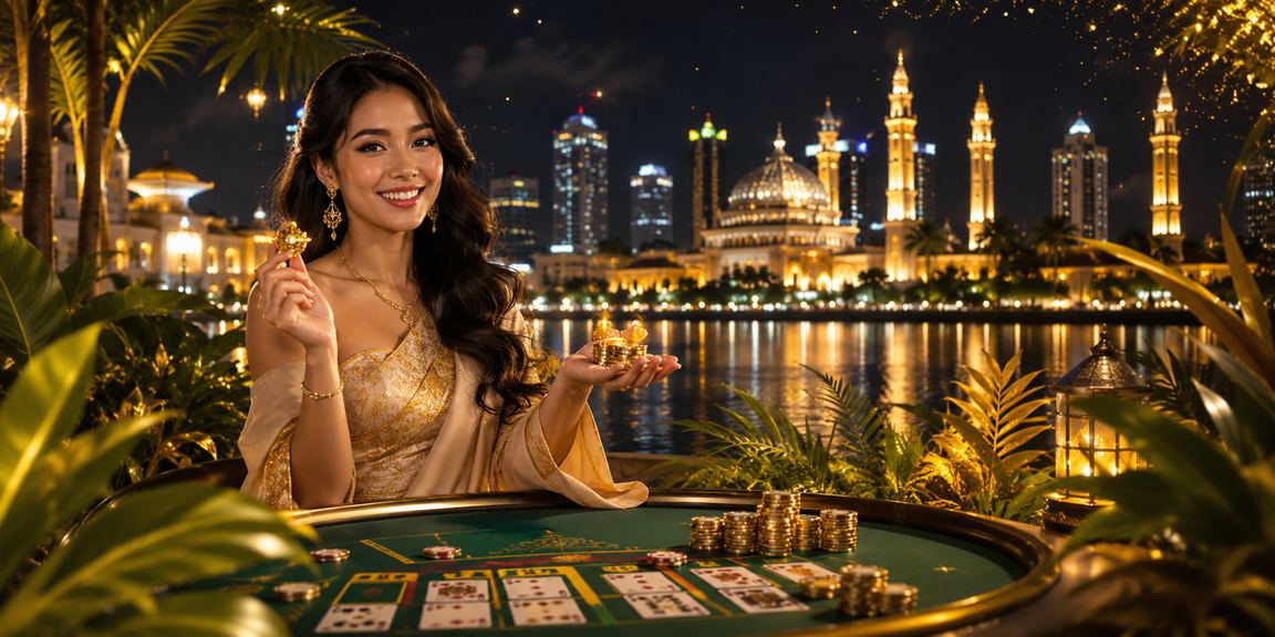 Meja kasino dalam talian bergaya Malaysia di Selangor dengan suasana profesional